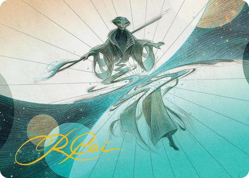 Weftwalking Art Card (Gold-Stamped Signature) [Edge of Eternities Art Series] - Destination Retro