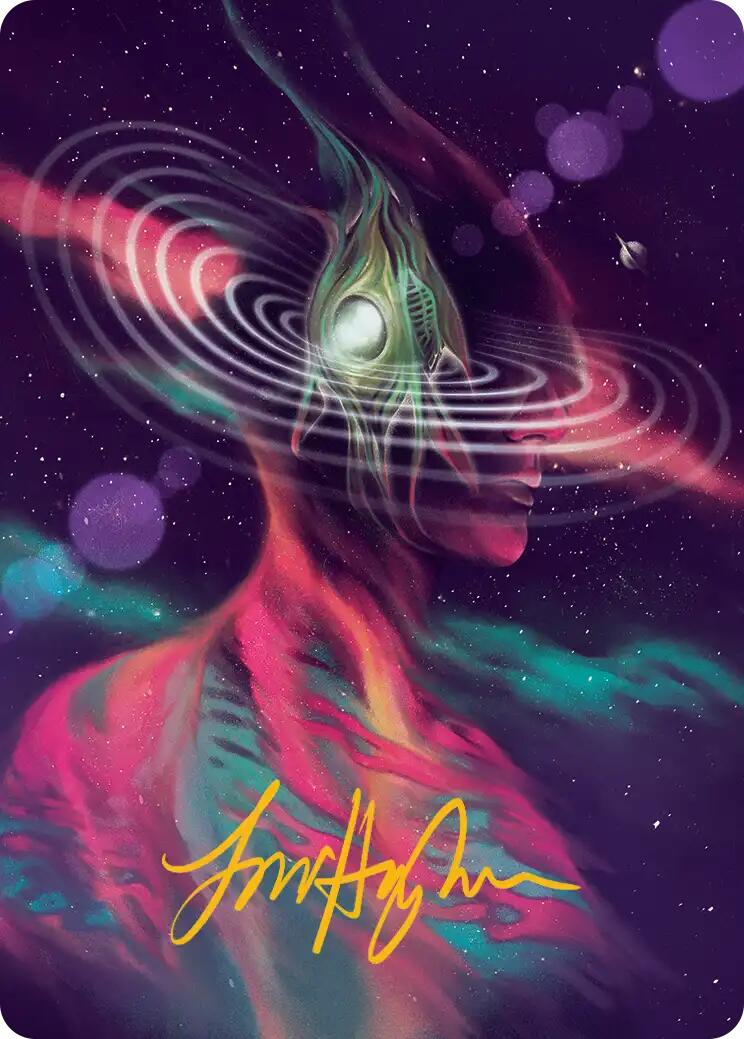 Terrasymbiosis Art Card (Gold-Stamped Signature) [Edge of Eternities Art Series] - Destination Retro