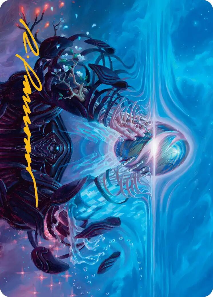 The Endstone Art Card (Gold-Stamped Signature) [Edge of Eternities Art Series] - Destination Retro