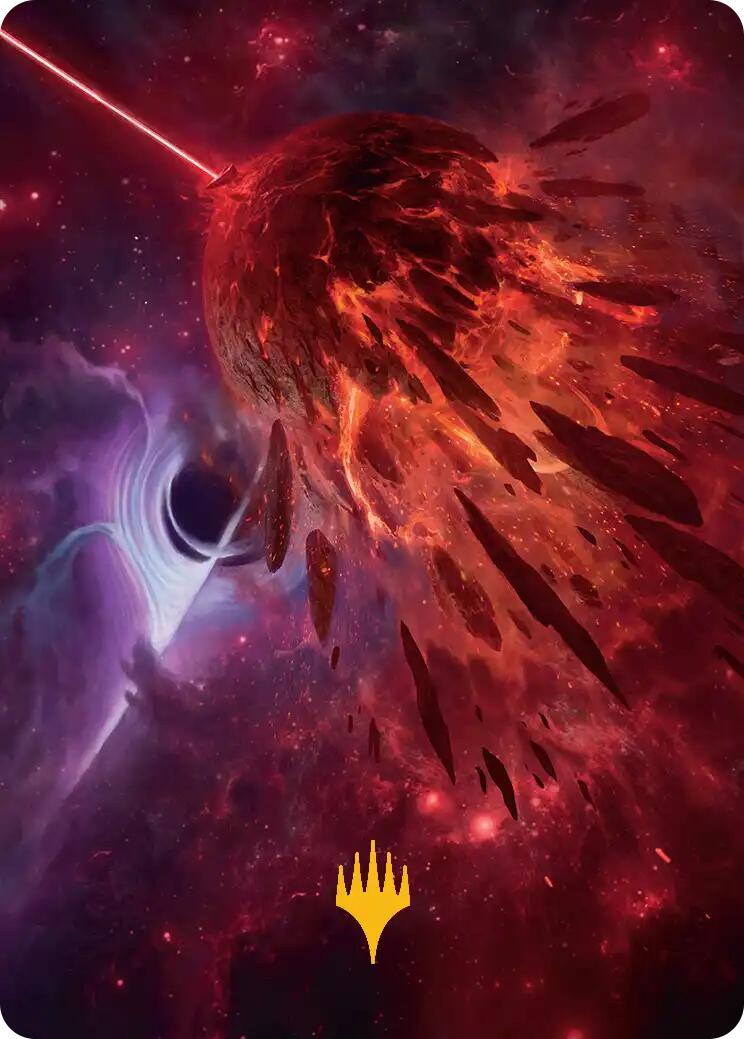Kavaron, Memorial World Art Card (Gold-Stamped Planeswalker Symbol) [Edge of Eternities Art Series] - Destination Retro