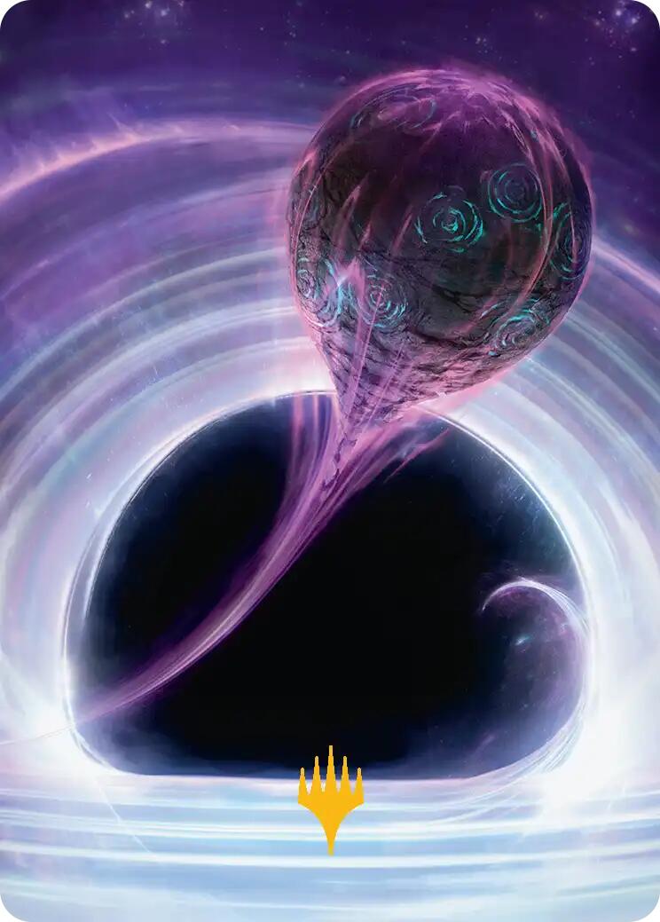 Susur Secundi, Void Altar Art Card (Gold-Stamped Planeswalker Symbol) [Edge of Eternities Art Series] - Destination Retro