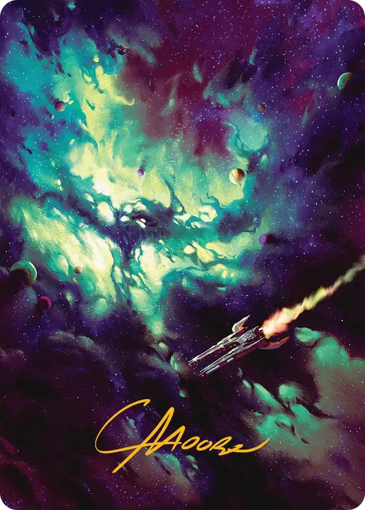 Blinkmoth Nexus Art Card (Gold-Stamped Signature) [Edge of Eternities Art Series] - Destination Retro