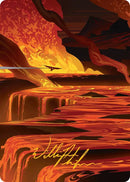 Blast Zone Art Card (Gold-Stamped Signature) [Edge of Eternities Art Series] - Destination Retro