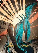 Swarmyard Art Card (Gold-Stamped Signature) [Edge of Eternities Art Series] - Destination Retro