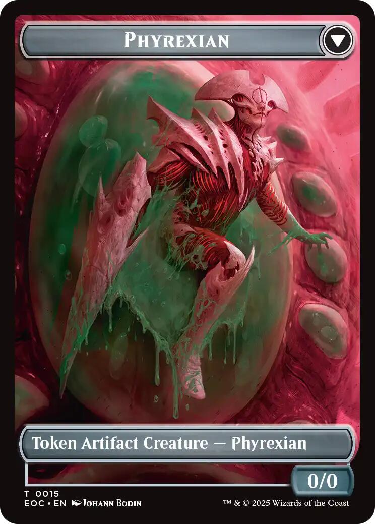 Incubator // Phyrexian Double-Sided Token [Edge of Eternities Commander Tokens] - Destination Retro