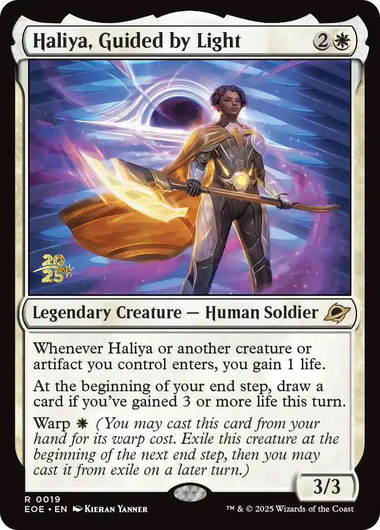 Haliya, Guided by Light [Edge of Eternities Prerelease Promos] - Destination Retro