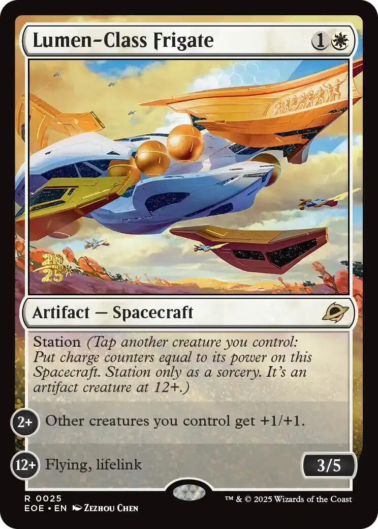 Lumen-Class Frigate [Edge of Eternities Prerelease Promos] - Destination Retro