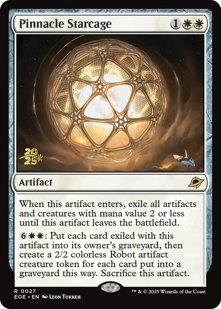 Pinnacle Starcage [Edge of Eternities Prerelease Promos] - Destination Retro