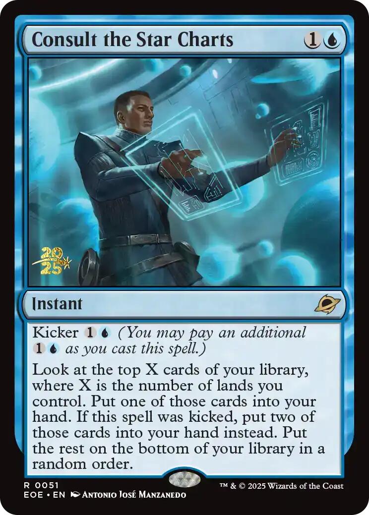 Consult the Star Charts [Edge of Eternities Prerelease Promos] - Destination Retro