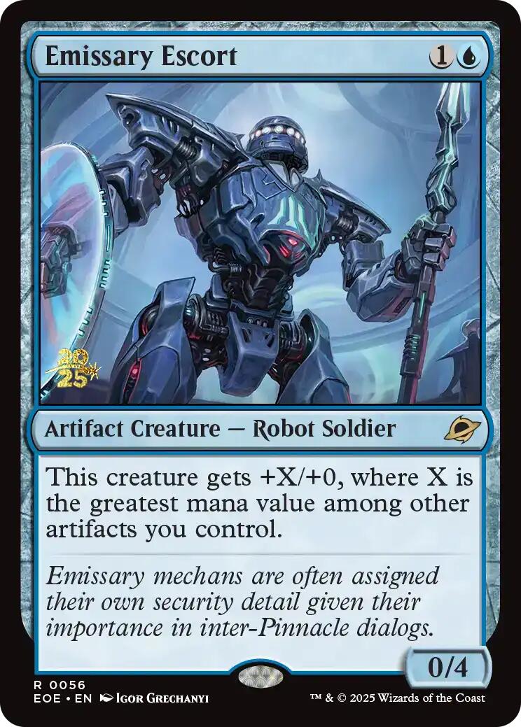 Emissary Escort [Edge of Eternities Prerelease Promos] - Destination Retro