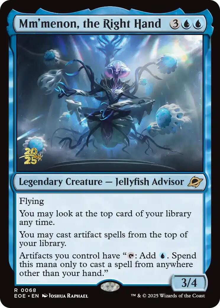 Mm'menon, the Right Hand [Edge of Eternities Prerelease Promos] - Destination Retro