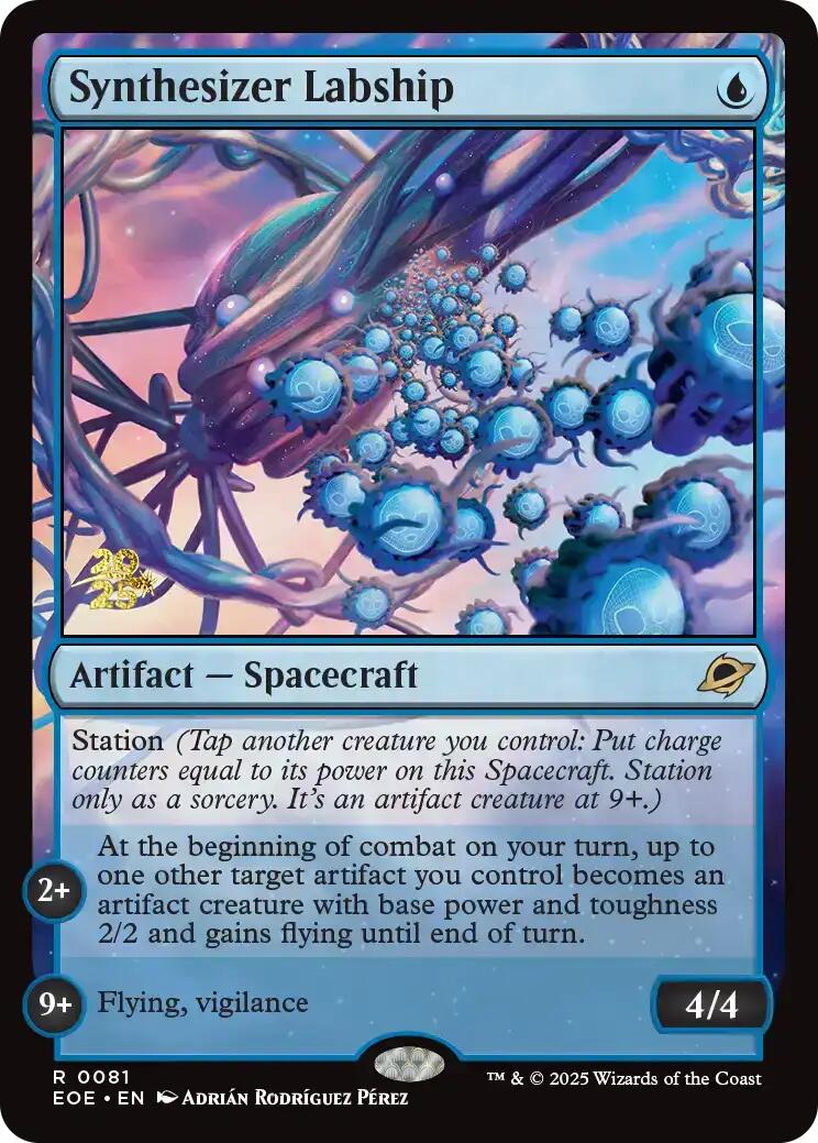 Synthesizer Labship [Edge of Eternities Prerelease Promos] - Destination Retro