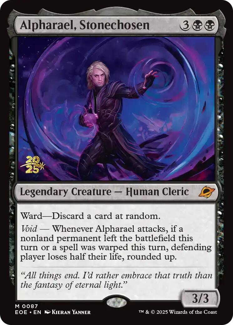 Alpharael, Stonechosen [Edge of Eternities Prerelease Promos] - Destination Retro