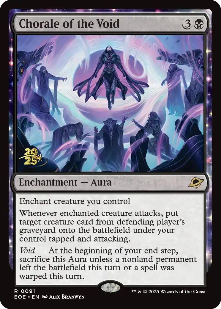 Chorale of the Void [Edge of Eternities Prerelease Promos] - Destination Retro