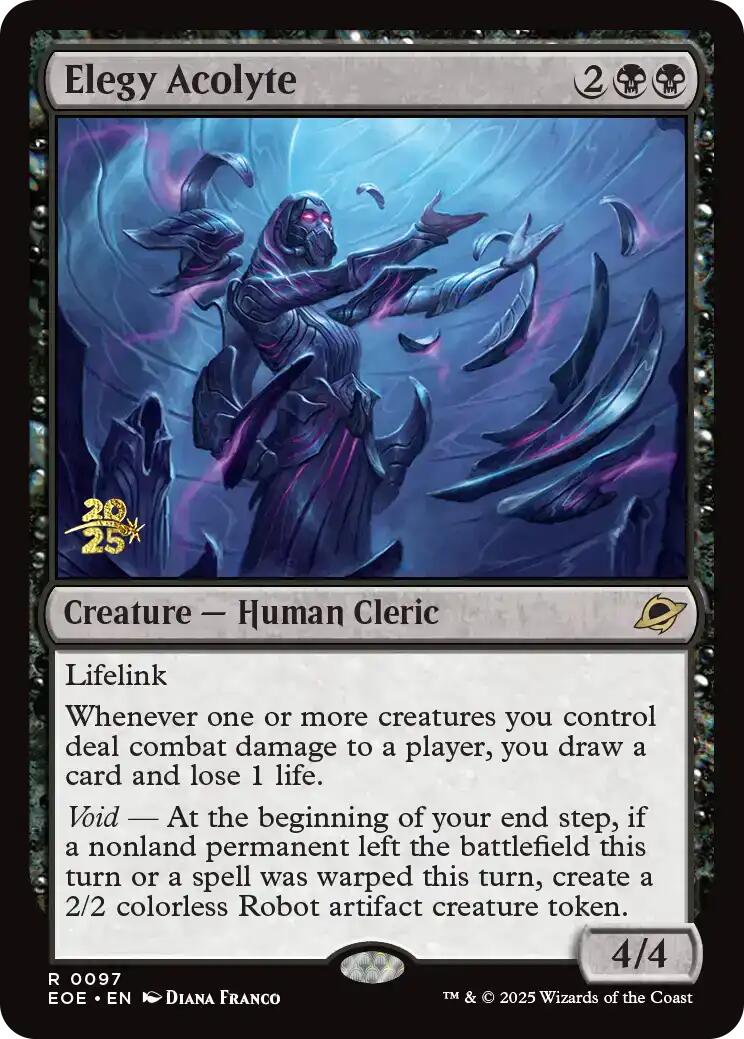 Elegy Acolyte [Edge of Eternities Prerelease Promos] - Destination Retro