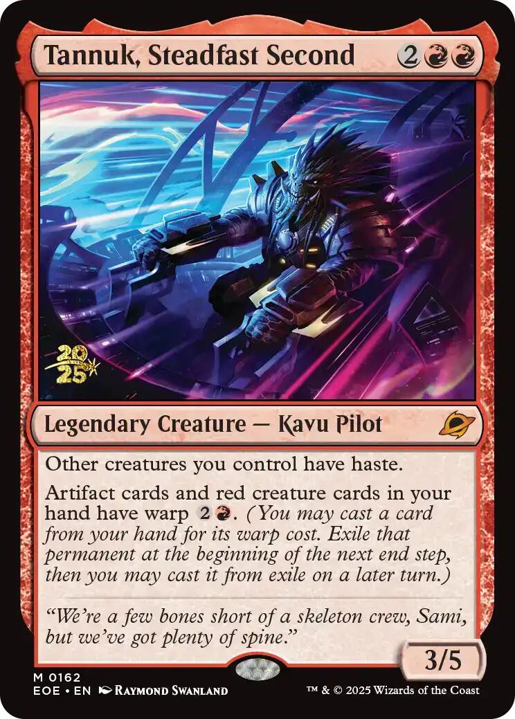 Tannuk, Steadfast Second [Edge of Eternities Prerelease Promos] - Destination Retro