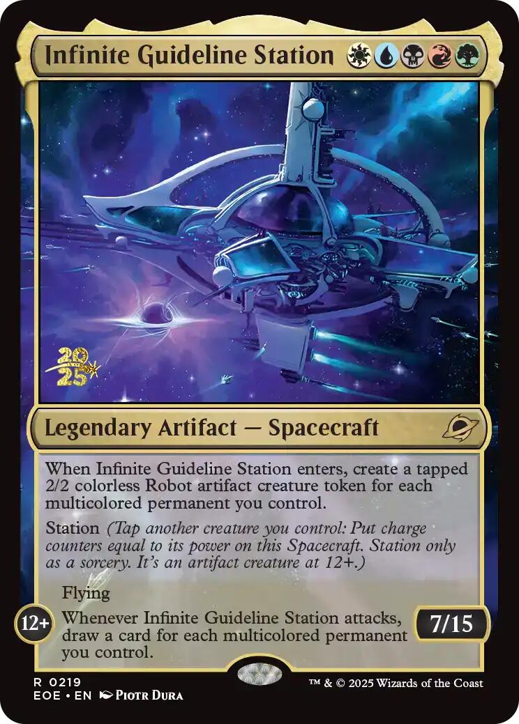 Infinite Guideline Station [Edge of Eternities Prerelease Promos] - Destination Retro