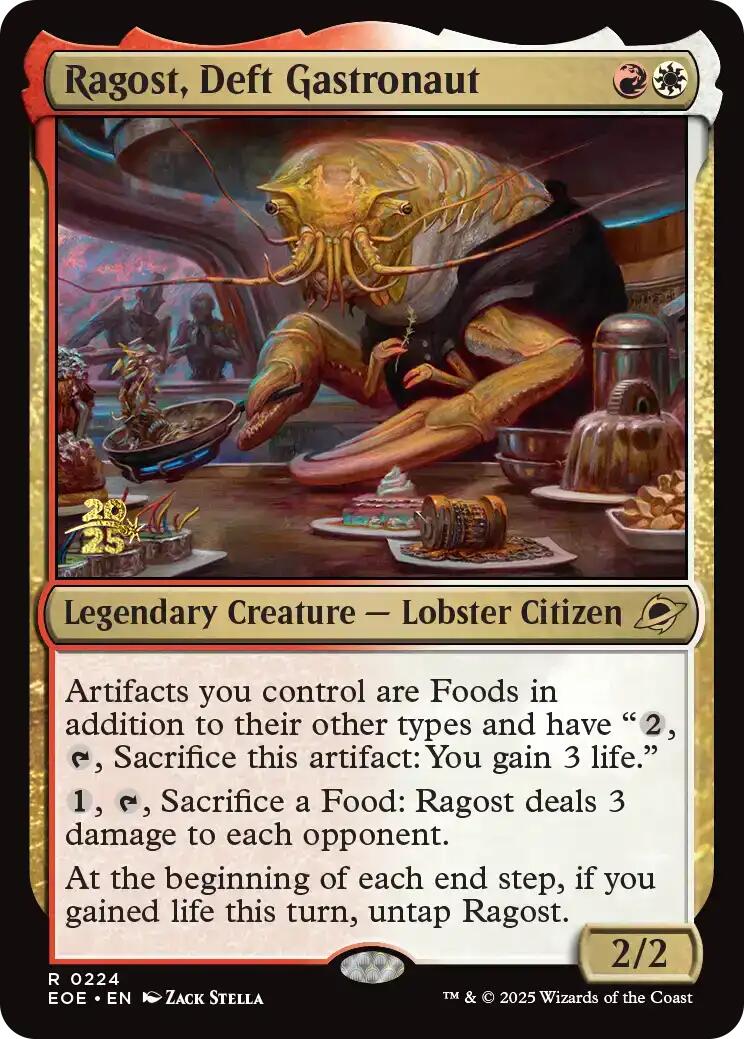 Ragost, Deft Gastronaut [Edge of Eternities Prerelease Promos] - Destination Retro