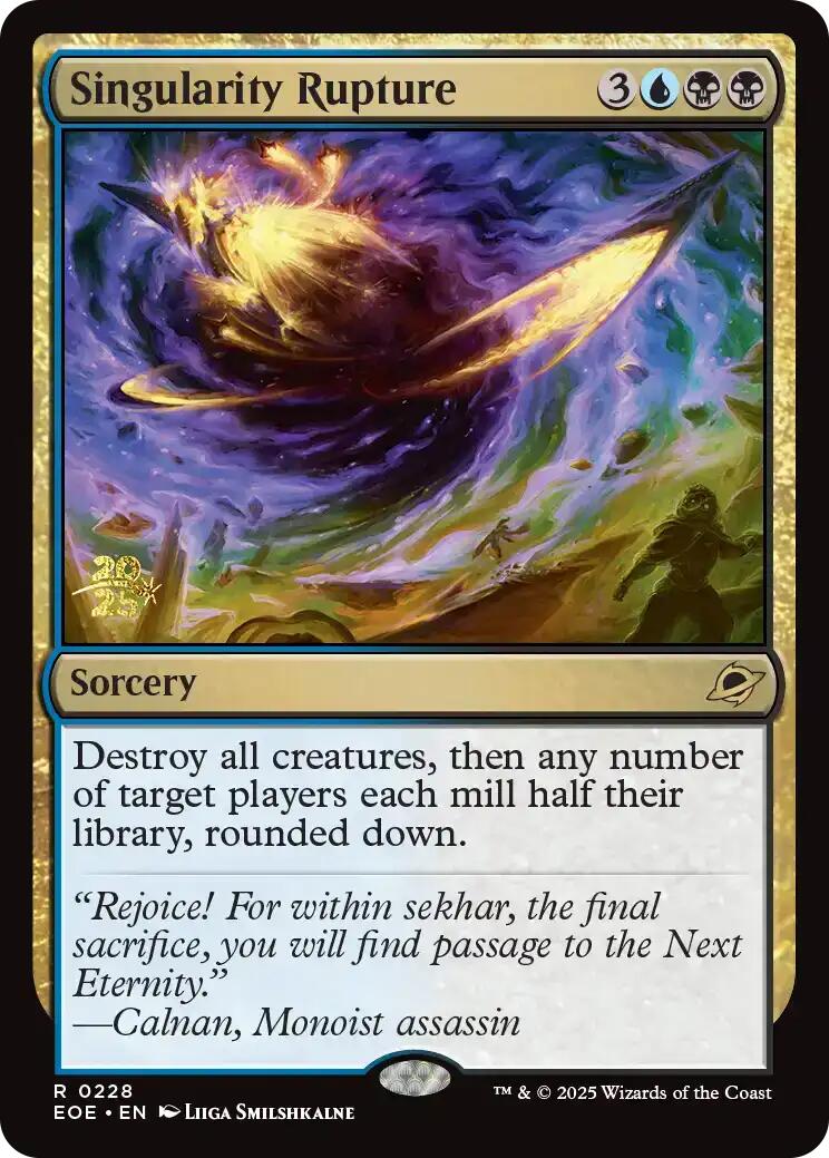 Singularity Rupture [Edge of Eternities Prerelease Promos] - Destination Retro