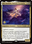 Syr Vondam, Sunstar Exemplar [Edge of Eternities Prerelease Promos] - Destination Retro