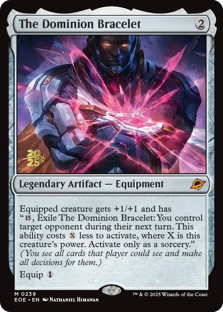 The Dominion Bracelet [Edge of Eternities Prerelease Promos] - Destination Retro