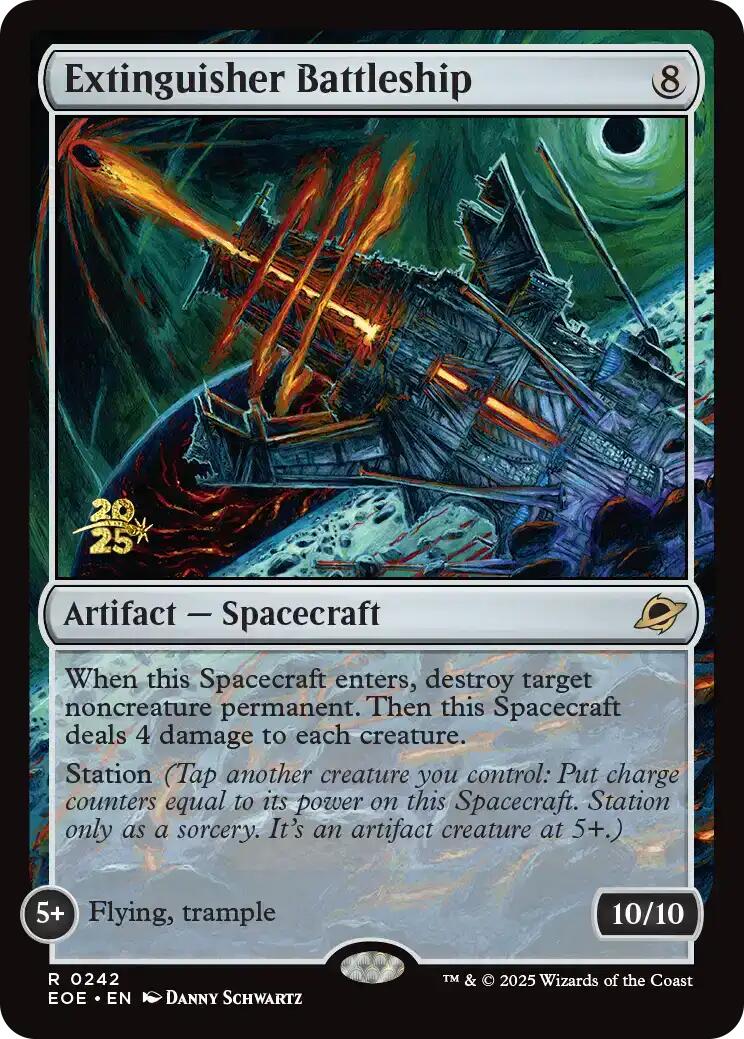 Extinguisher Battleship [Edge of Eternities Prerelease Promos] - Destination Retro