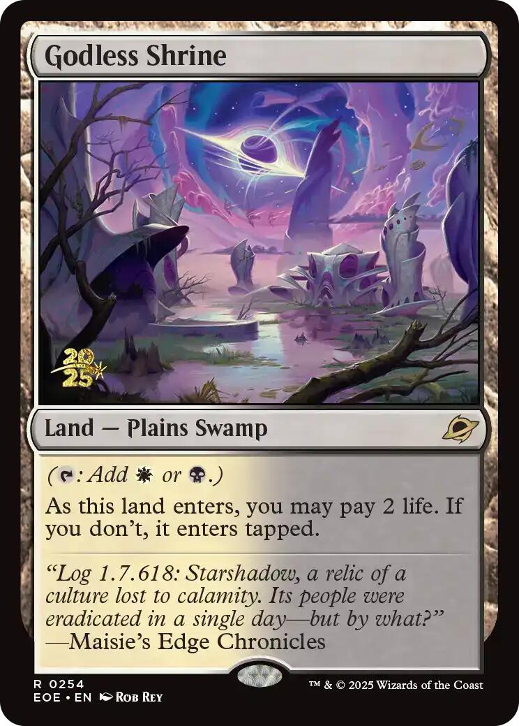 Godless Shrine [Edge of Eternities Prerelease Promos] - Destination Retro