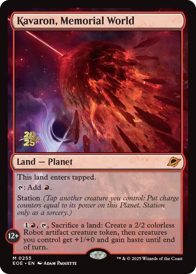 Kavaron, Memorial World [Edge of Eternities Prerelease Promos] - Destination Retro