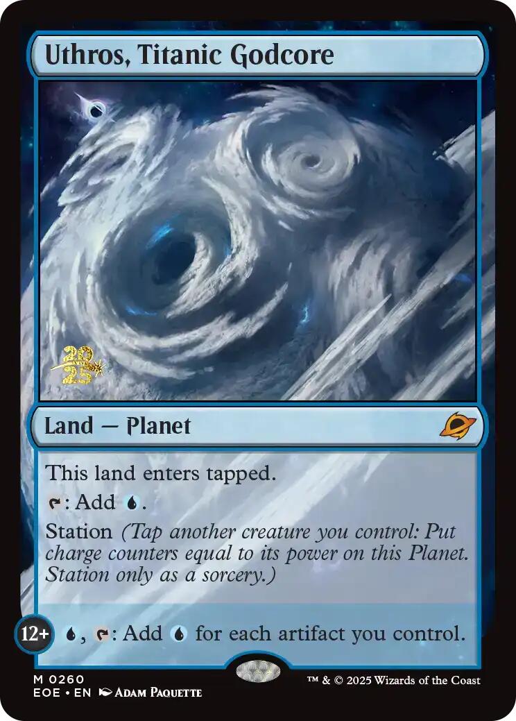 Uthros, Titanic Godcore [Edge of Eternities Prerelease Promos] - Destination Retro