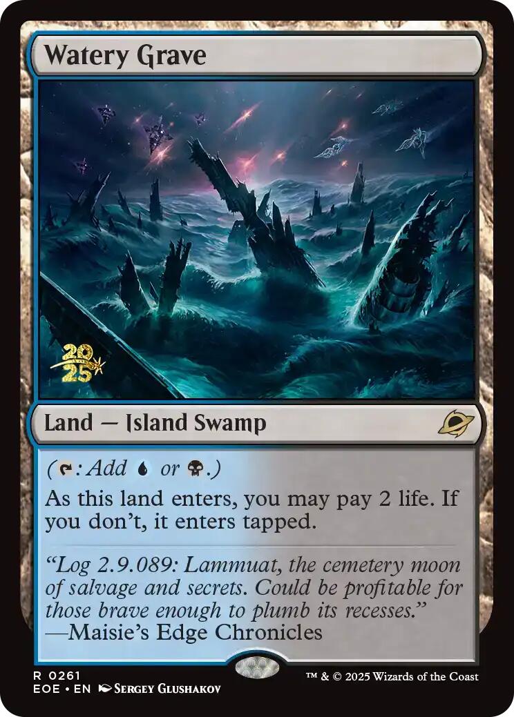 Watery Grave [Edge of Eternities Prerelease Promos] - Destination Retro