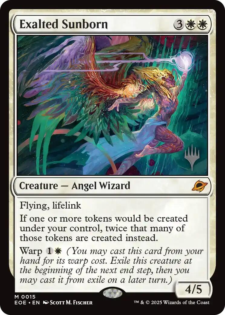 Exalted Sunborn (Promo Pack) [Edge of Eternities Promo Pack] - Destination Retro