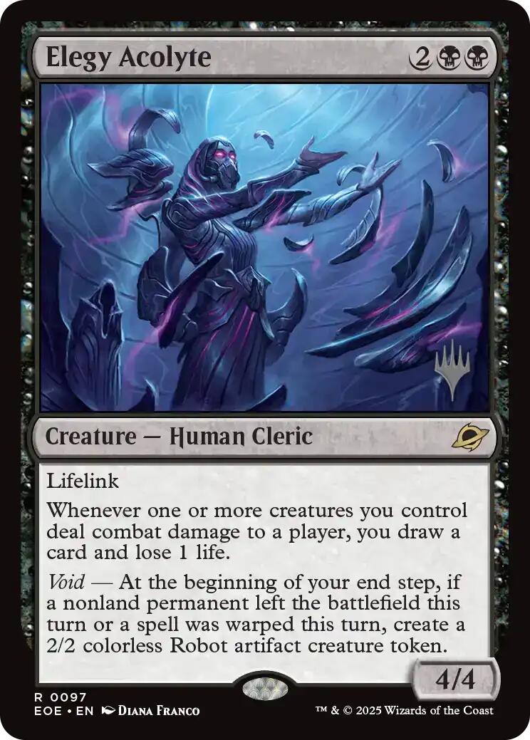 Elegy Acolyte (Promo Pack) [Edge of Eternities Promo Pack] - Destination Retro