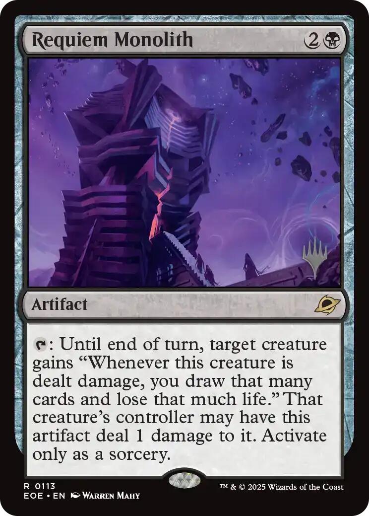 Requiem Monolith (Promo Pack) [Edge of Eternities Promo Pack] - Destination Retro