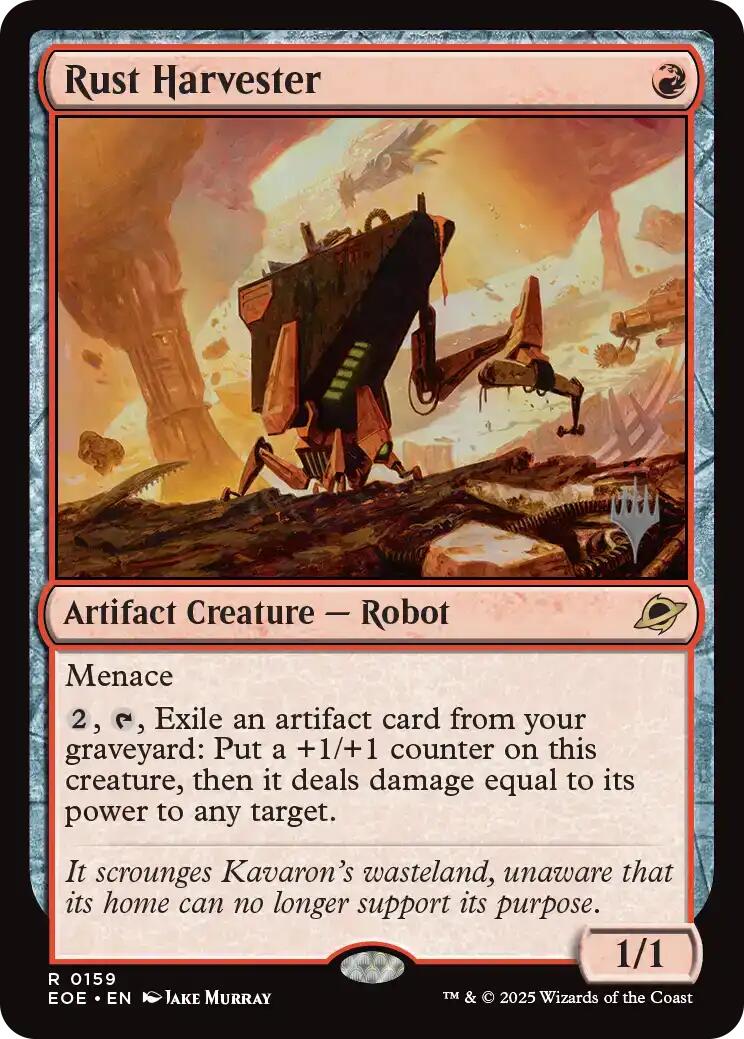 Rust Harvester (Promo Pack) [Edge of Eternities Promo Pack] - Destination Retro