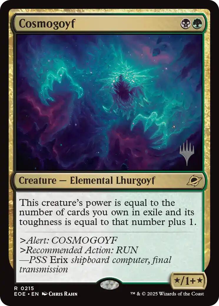 Cosmogoyf (Promo Pack) [Edge of Eternities Promo Pack] - Destination Retro