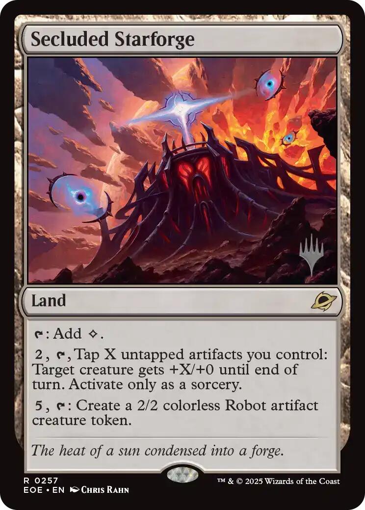 Secluded Starforge (Promo Pack) [Edge of Eternities Promo Pack] - Destination Retro