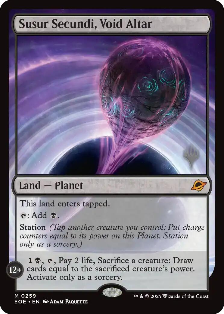 Susur Secundi, Void Altar (Promo Pack) [Edge of Eternities Promo Pack] - Destination Retro