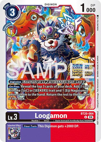Loogamon [BT20-064] (Regionals 25-26 Season 2) [Release Special Booster Ver.2.5 Promos] - Destination Retro