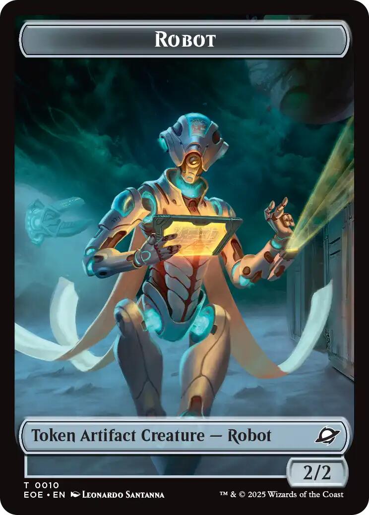Robot // Lander (0006) Double-Sided Token [Edge of Eternities Tokens] - Destination Retro