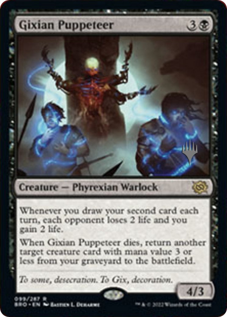 Gixian Puppeteer (Promo Pack) [The Brothers' War Promos] - Destination Retro