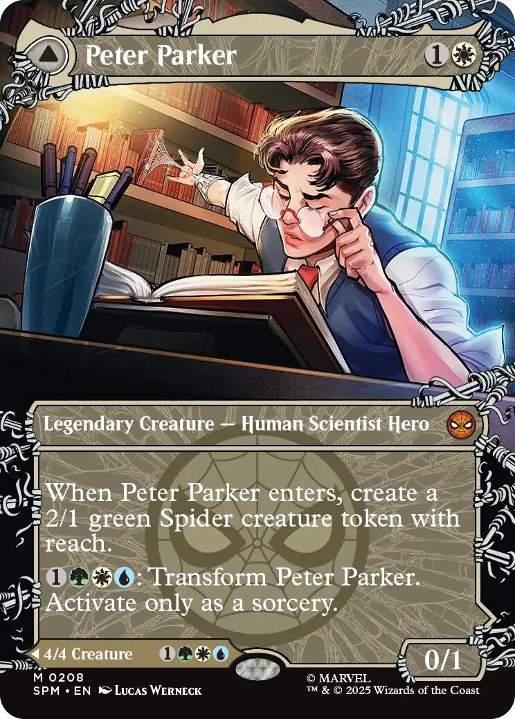 Peter Parker (0208) (Borderless) [Marvel's Spider-Man] - Destination Retro