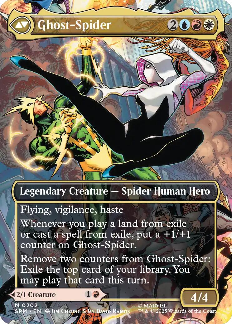 Gwen Stacy (0202) (Borderless) [Marvel's Spider-Man] - Destination Retro