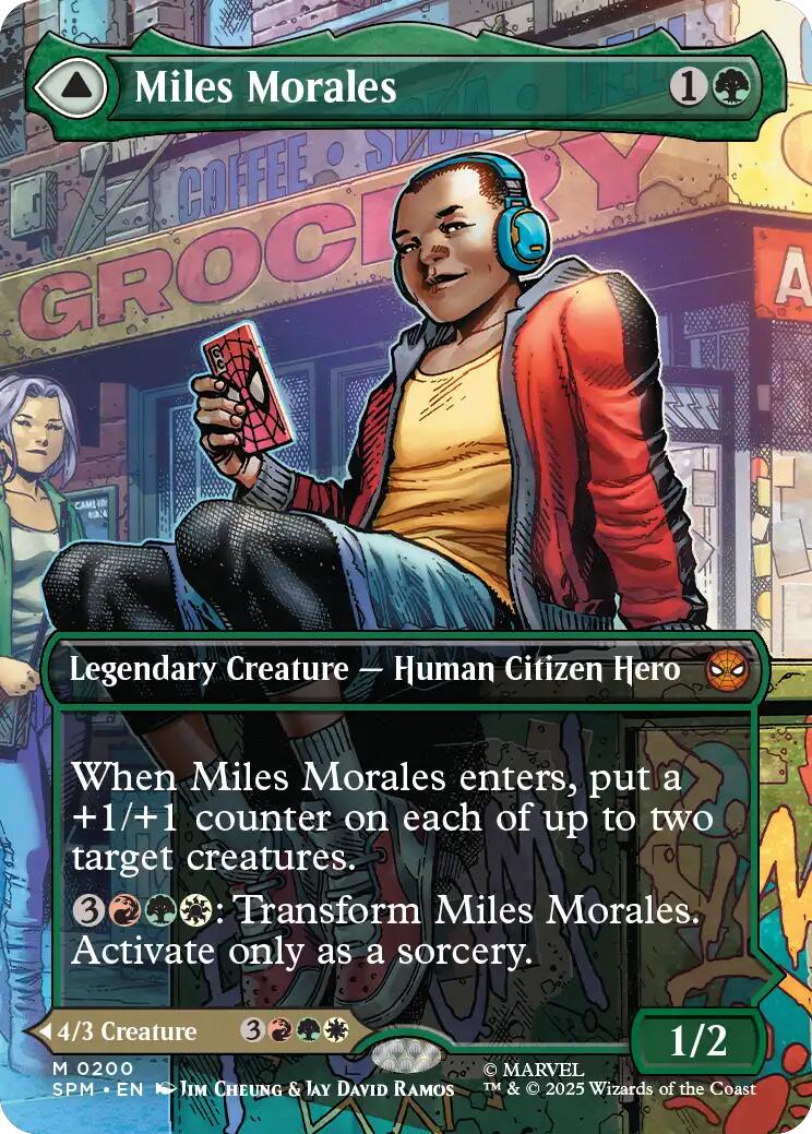 Miles Morales (0200) (Borderless) [Marvel's Spider-Man] - Destination Retro