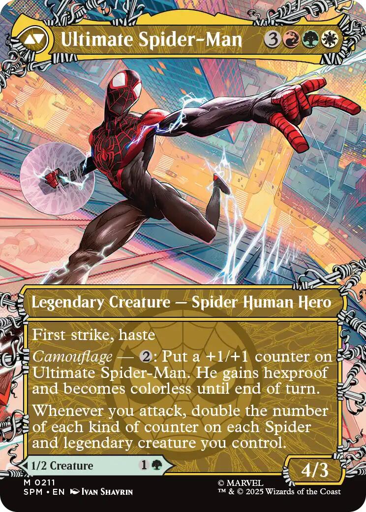 Miles Morales (0211) (Borderless) [Marvel's Spider-Man] - Destination Retro
