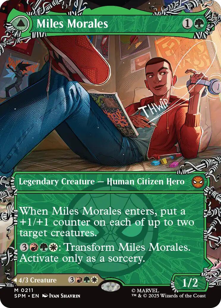 Miles Morales (0211) (Borderless) [Marvel's Spider-Man] - Destination Retro