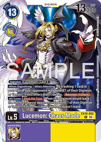Lucemon: Chaos Mode [EX10-052] [Sinister Order] - Destination Retro