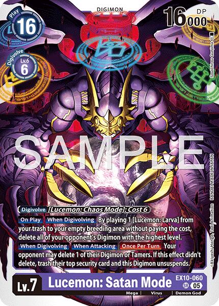 Lucemon: Satan Mode [EX10-060] [Sinister Order] - Destination Retro