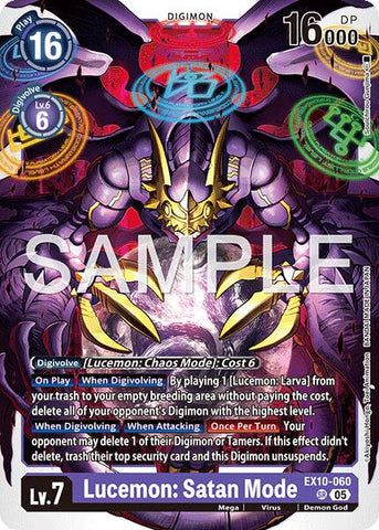 Lucemon: Satan Mode [EX10-060] [Sinister Order] - Destination Retro