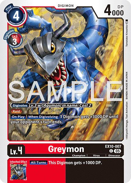 Greymon [EX10-007] [Sinister Order] - Destination Retro