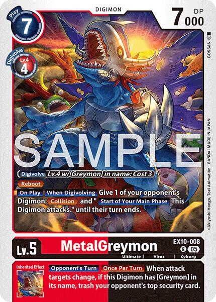 MetalGreymon [EX10-008] [Sinister Order] - Destination Retro